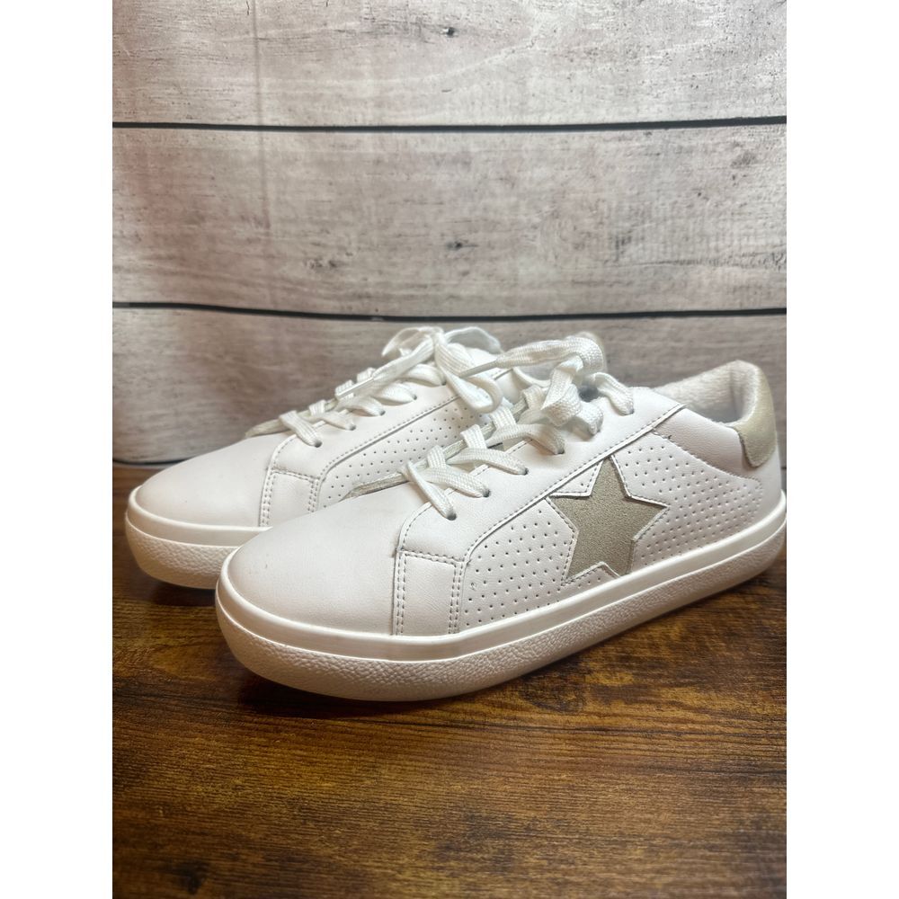 Steve‎ Madden Women's Starling Sneaker, White MultiX size 9.5